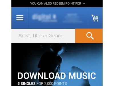Mobile Home ui design ux design web design website