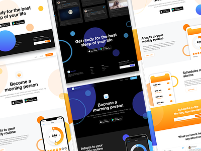 Landing Page Concept app concept mobile app design ui web design website