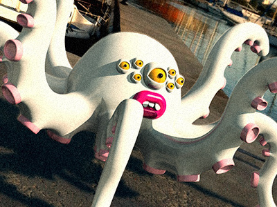 The Kraken 3d character creatures illustration monsters