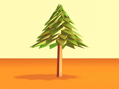 Evergreen Loop 3d c4d evegreen facets geometry gif loop