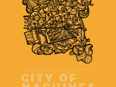City of Machines architectural record architecture graphic design illustration ink machines micron