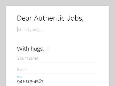Contact Us contact form labels