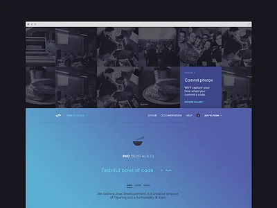 Pho Devstack devstack flat gradient pho source web website