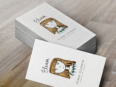 Kirelena's Business Cards business card girl identity personal