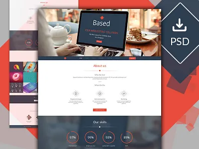 Based Layout Design flat design free icon design layout design logo design psd simple ui uiux