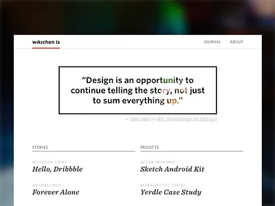 Simplified portfolio redesign simplify