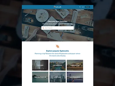 Homepage Redesign homepage landing page photo redesign search