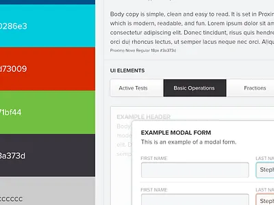 Style Tile app design