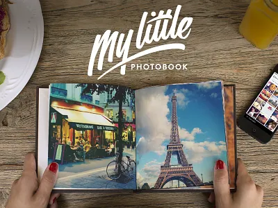 My Little Photobook lettering logo typography