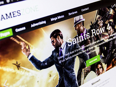 GamesZone games gaming wordpress