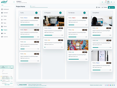 Project Kanban Board Animation. animation cards craxinno craxinnotechnologies design figma figma design flow graphic design kanban kanban board project software development technologies ui