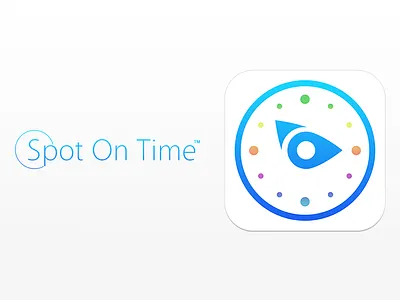 Spot On Time Icon + Branding branding colorful icon ios ios7ratio spotontime