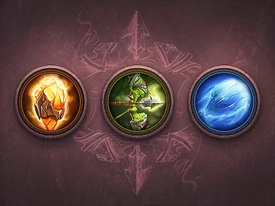 RPG / Icons fire game gem grass ice icon ios nature paper set sketch stone