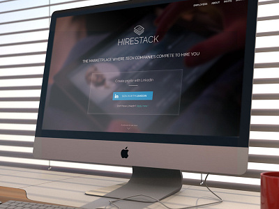 Landing page for HS Project apple clean ios7 landing modern page social thin webdesign