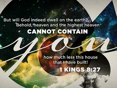 1 Kings 8:27 abstract bible clouds color futuristic logos bible software scripture shapes space star typography verse