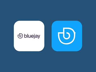 Bluejay: Logo asia bird blockchain blue brand identity branding clean crypto design embacy figma logo logo design logotype minimal singapore vector white
