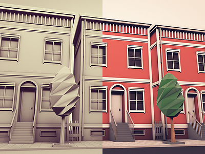 B/W or Painted? 3d cinema4d design render