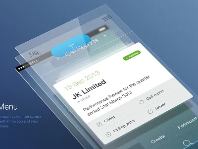 Call Reports Pitch Deck action bank create icons interaction ios list login menu plus report side