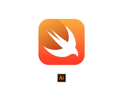 Swift Icon - Download .ai apple. programming language swift