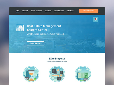 Real Estate Management flat illustration management real estate web whale