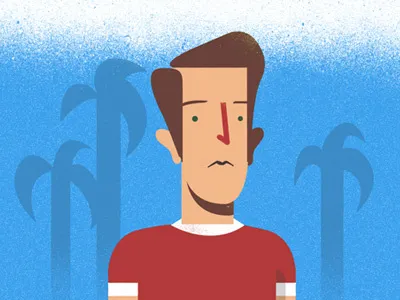 World Cup 2014 2014 brazil character illustration losttype palm texture vintage world cup