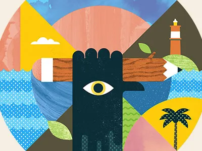 Searching concept digital helsinki illustration job recruitement ui ux