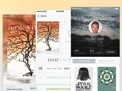 Poster app app ios poster star ui ux wars