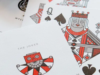 Bad Robot Cards 2 bad cards deck face king playing queen robot