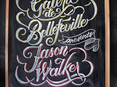 Jason Walker Book Cover - Final chalk lettering design hand lettering illustration lettering type typography