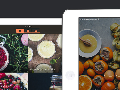 Healthy Desserts 2.0 apple ios ipad ui user interface