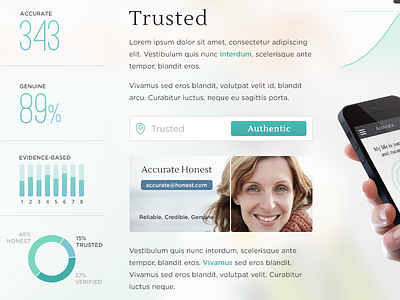 Study Template Trusted app blue branding design thinking gradient ios teal visual study