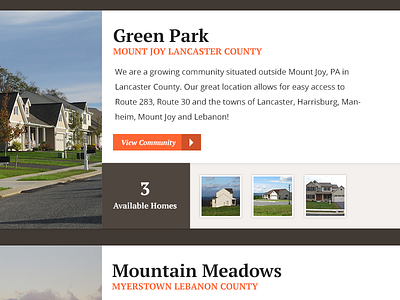 CB Burkholder Homes builders homes ui ux web design website