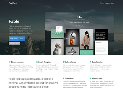 Theme page button landing landing page theme tumblr web web design webdesign website