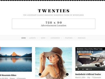 Magazine, Blog Clean Masony WordPress Theme blog grid light magazine masonry minimal website wordpress wpexplorer. clean