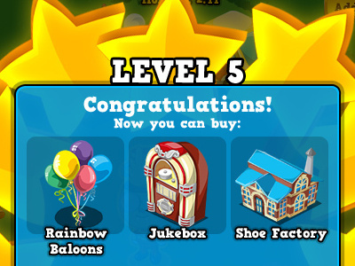 Level Up Animation