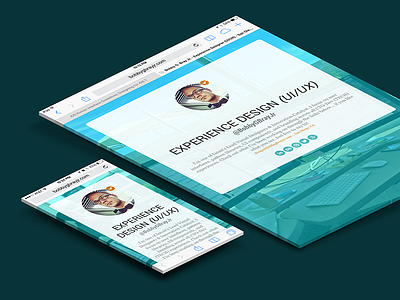 Personal Site - Type Refinement css experience design perspective profile responsive type ui ux visual design