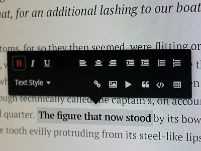 Ink: Wordpress Rich Text Editor Rethink admin panel content editor rich text text text editor ui ux website wordpress
