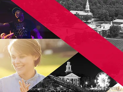 Boyce campus collage black and white boyce city college college life design flame louisville red southern seminary students viewbook