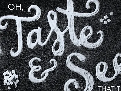 Psalm 34:8 abstract bible logos bible software photoshop scripture sugar sweet taste texture type typography verse