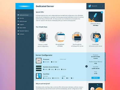 Dedicated Server dedicate flat server web