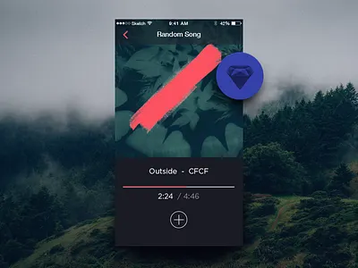 Random Player free freebie ios player resource sketch ui