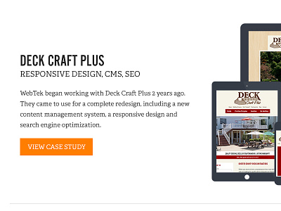 WebTek case studies case studies portfolio ui ux web design website