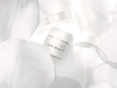 PRODUCT VISUALISATIONS AZIO BEAUTY 3d 3d artist 3dillustration azio branding graphic design illustration logo minimal product visualization serum stillframe texture web design