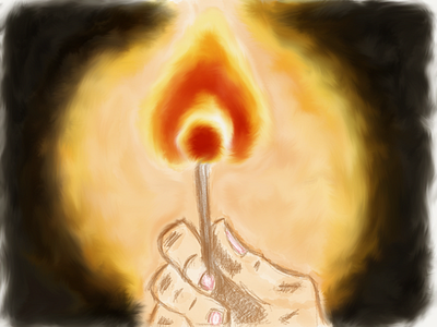 Darkness Falls drawing dribbble fiftythree illustration ink marker paper pencil sketch sketchbook