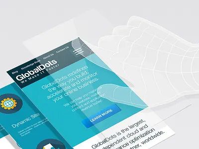 Global Dots clean interface mobile modern responsive ui ux