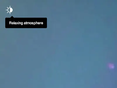 Secret button on atmosphere button corner fullscreen relaxing secret video