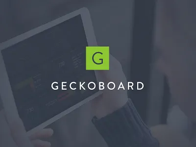 Geckoboard branding brand branding dashboard geckoboard logo metrics