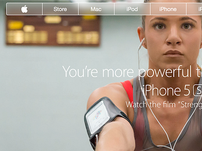 Iveified Apple Navigation apple apple.com blur homepage ive navigation os x ui yosemite