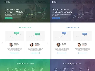 Disrupt Interactive Homepage agency clean design graph homepage inbound landing landing page marketing ui ux web