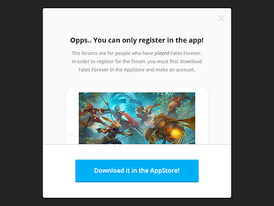 Register design forum forums game moba register ui ux web design